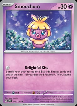 Smoochum 075/191 Common – Surging Sparks Pokémon card