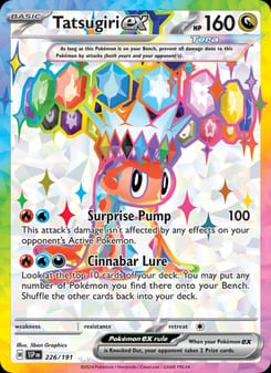 Tatsugiri ex 226/191 Ultra Rare – Surging Sparks Pokémon card