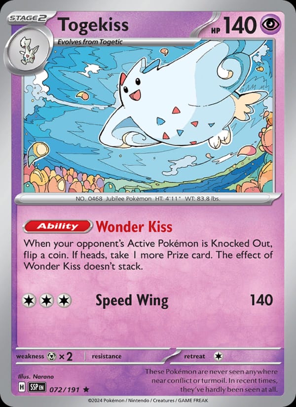 Togekiss 072/191 Surging Sparks Pokémon card