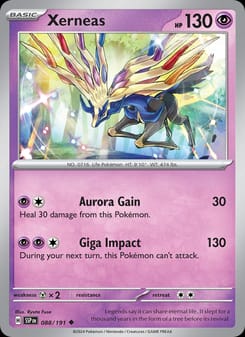 Xerneas 088/191 Uncommon – Surging Sparks Pokémon card