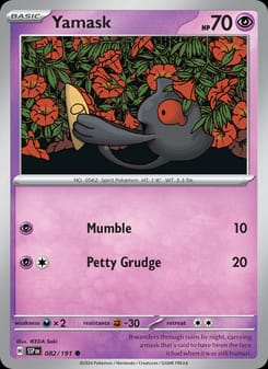 Yamask 082/191 Common – Surging Sparks Pokémon card