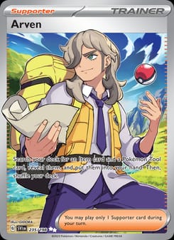 Arven 235/198 Ultra Rare – Scarlet & Violet Base Set Pokémon card