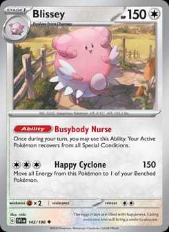 Blissey 145/198 Uncommon – Scarlet & Violet Base Set Pokémon card