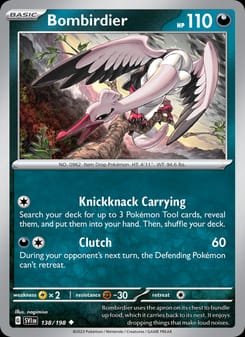 Bombirdier 138/198 Uncommon – Scarlet & Violet Base Set Pokémon card