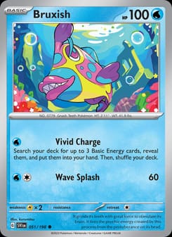 Bruxish 051/198 Common – Scarlet & Violet Base Set Pokémon card