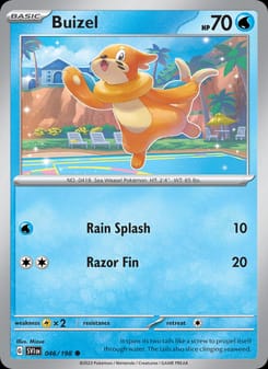 Buizel 046/198 Common – Scarlet & Violet Base Set Pokémon card