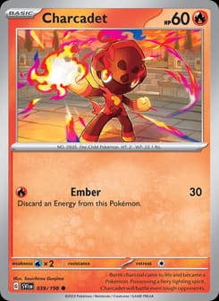Charcadet 039/198 Common – Scarlet & Violet Base Set Pokémon card