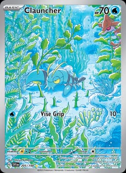 Clauncher 205/198 Illustration Rare – Scarlet & Violet Base Set Pokémon card