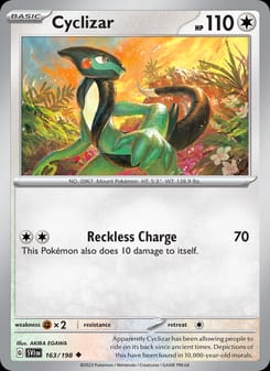 Cyclizar 163/198 Uncommon – Scarlet & Violet Base Set Pokémon card