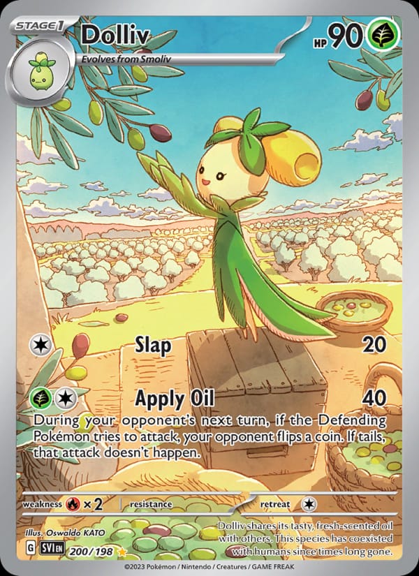 Dolliv 200/198 Scarlet & Violet Base Set Pokémon card