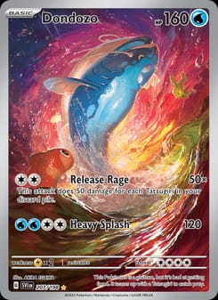 Dondozo 207/198 Illustration Rare – Scarlet & Violet Base Set Pokémon card