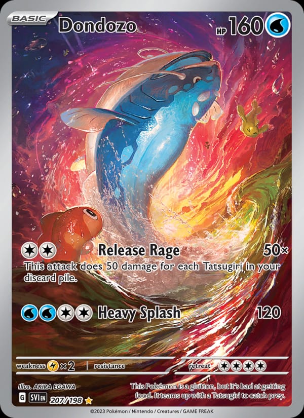 Dondozo 207/198 Scarlet & Violet Base Set Pokémon card