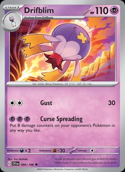 Drifblim 090/198 Uncommon – Scarlet & Violet Base Set Pokémon card