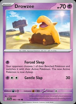 Drowzee 082/198 Common – Scarlet & Violet Base Set Pokémon card