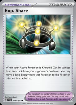 Exp. Share 174/198 Uncommon – Scarlet & Violet Base Set Pokémon card