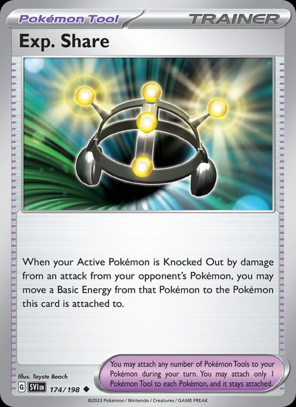 Exp. Share 174/198 Scarlet & Violet Base Set Pokémon card