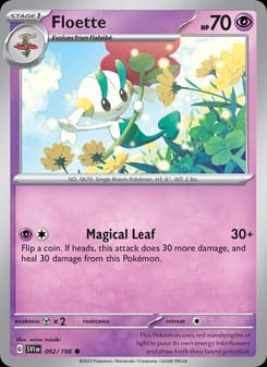 Floette 092/198 Common – Scarlet & Violet Base Set Pokémon card