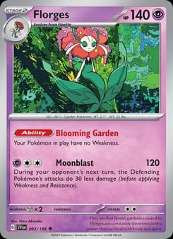 Florges 093/198 Uncommon – Scarlet & Violet Base Set Pokémon card