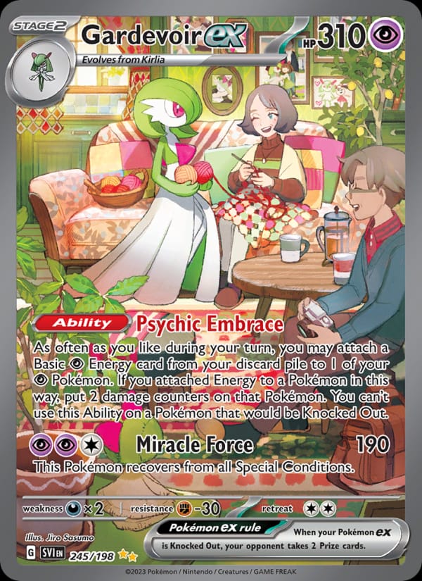 Gardevoir ex 245/198 Scarlet & Violet Base Set Pokémon card