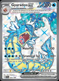 Gyarados ex 225/198 Ultra Rare – Scarlet & Violet Base Set Pokémon card
