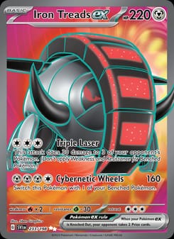 Iron Treads ex 233/198 Ultra Rare – Scarlet & Violet Base Set Pokémon card