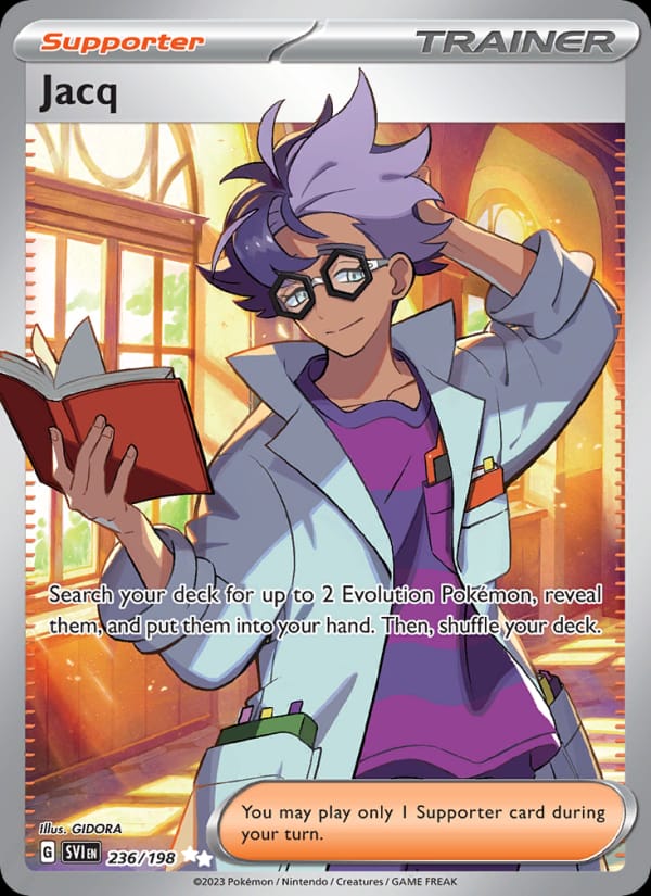 Jacq 236/198 Scarlet & Violet Base Set Pokémon card