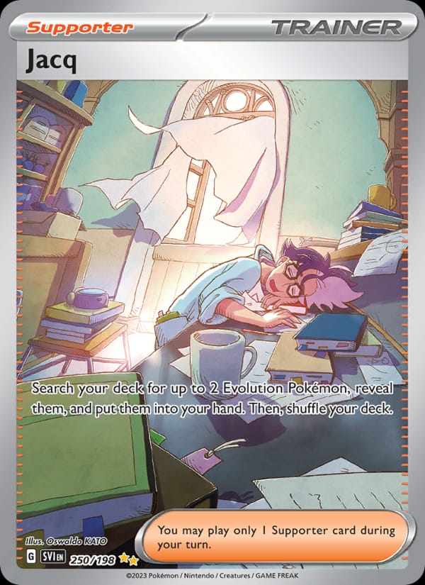 Jacq 250/198 Scarlet & Violet Base Set Pokémon card
