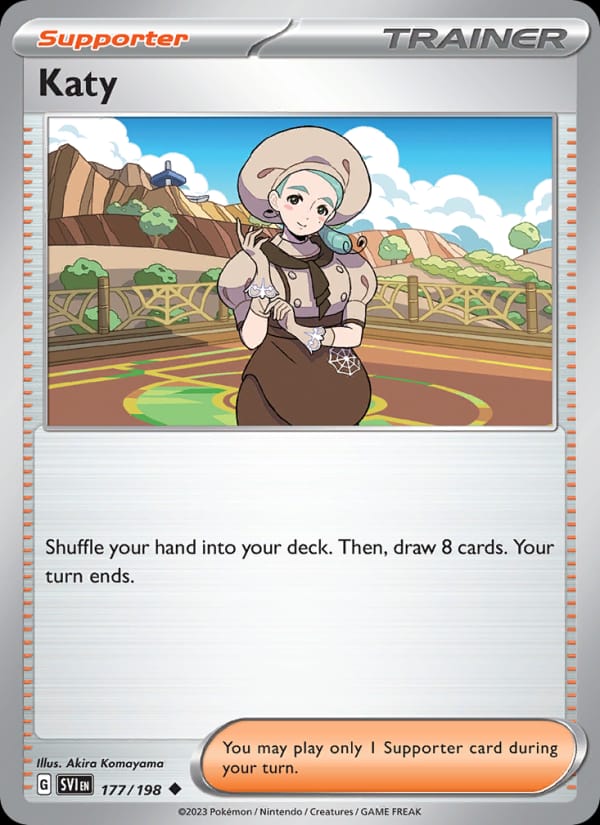 Katy 177/198 Scarlet & Violet Base Set Pokémon card