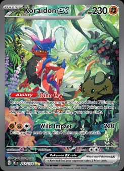 Koraidon ex 247/198 Special Illustration Rare – Scarlet & Violet Base Set Pokémon card