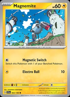 Magnemite 063/198 Common – Scarlet & Violet Base Set Pokémon card