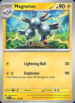 Magneton 064/198 Common – Scarlet & Violet Base Set Pokémon card