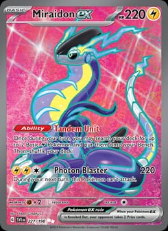 Miraidon ex 227/198 Ultra Rare – Scarlet & Violet Base Set Pokémon card