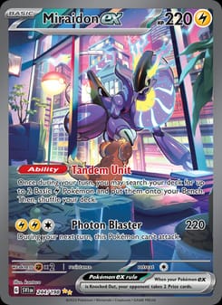 Miraidon ex 244/198 Special Illustration Rare – Scarlet & Violet Base Set Pokémon card