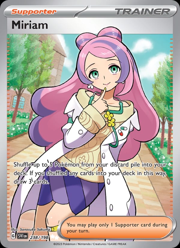 Miriam 238/198 Scarlet & Violet Base Set Pokémon card