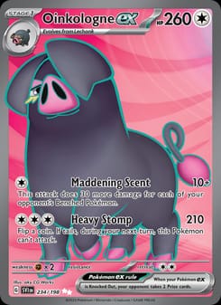 Oinkologne ex 234/198 Ultra Rare – Scarlet & Violet Base Set Pokémon card