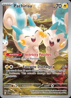 Pachirisu 208/198 Illustration Rare – Scarlet & Violet Base Set Pokémon card