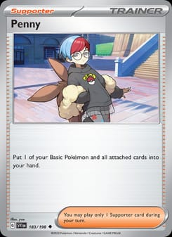 Penny 183/198 Uncommon – Scarlet & Violet Base Set Pokémon card