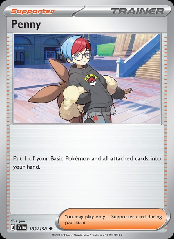 Penny 183/198 Scarlet & Violet Base Set Pokémon card