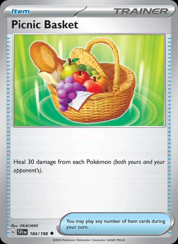 Picnic Basket 184/198 Scarlet & Violet Base Set Pokémon card