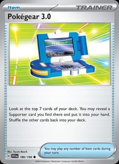 Pokégear 3.0 186/198 Common – Scarlet & Violet Base Set Pokémon card