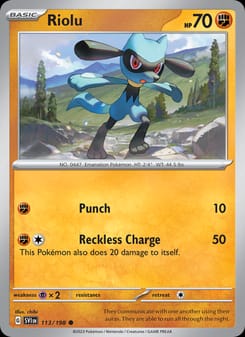 Riolu 113/198 Common – Scarlet & Violet Base Set Pokémon card