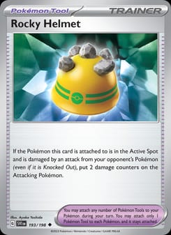 Rocky Helmet 193/198 Uncommon – Scarlet & Violet Base Set Pokémon card