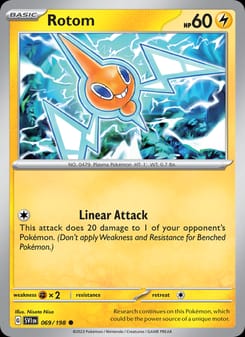Rotom 069/198 Common – Scarlet & Violet Base Set Pokémon card