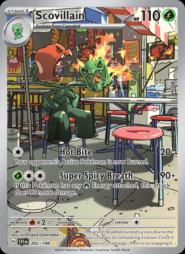 Scovillain 202/198 Scarlet & Violet Base Set Pokémon card