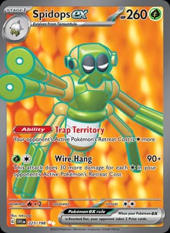 Spidops ex 223/198 Ultra Rare – Scarlet & Violet Base Set Pokémon card