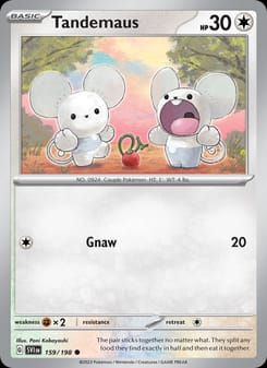 Tandemaus 159/198 Common – Scarlet & Violet Base Set Pokémon card