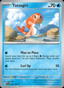 Tatsugiri 062/198 Uncommon – Scarlet & Violet Base Set Pokémon card