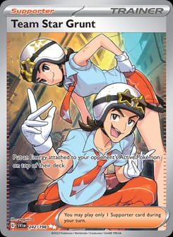 Team Star Grunt 242/198 Ultra Rare – Scarlet & Violet Base Set Pokémon card