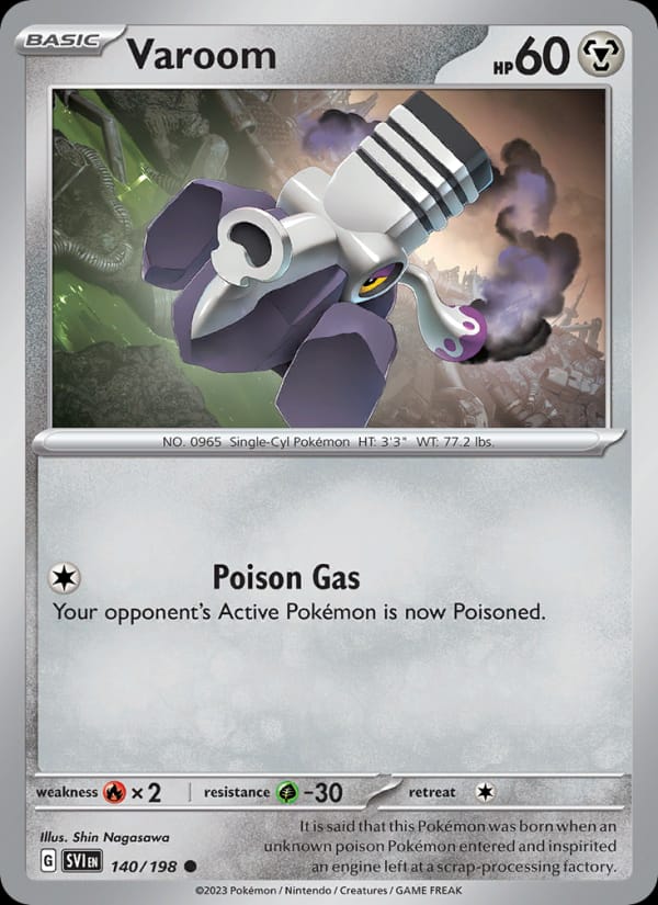 Varoom 140/198 Scarlet & Violet Base Set Pokémon card