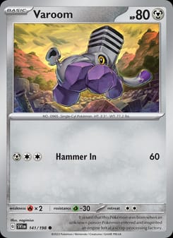Varoom 141/198 Common – Scarlet & Violet Base Set Pokémon card